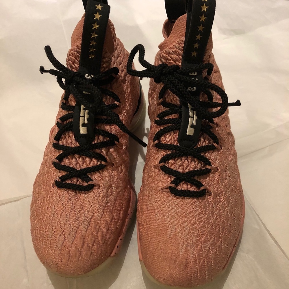 Nike LeBron James XV 15 shoes Hollywood Rust Pink